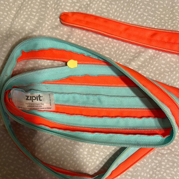 ZIPIT Other - Kids' Orange and Blue Pencil Case
